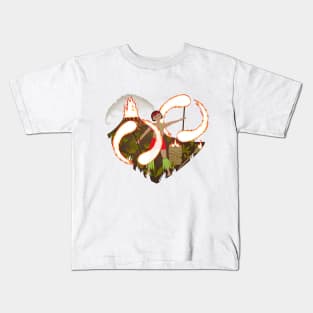 Hidden hearts of Hawaii: fire Kids T-Shirt